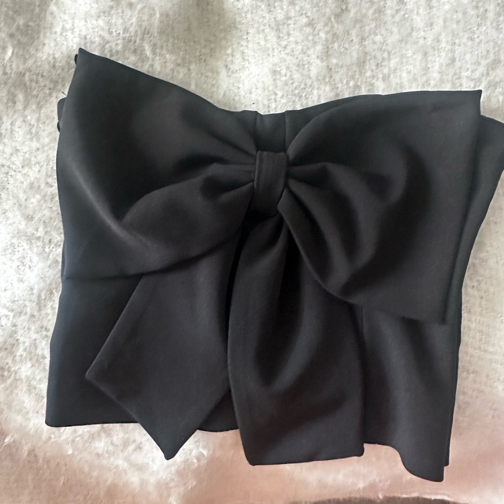 NBD strapless bow top
